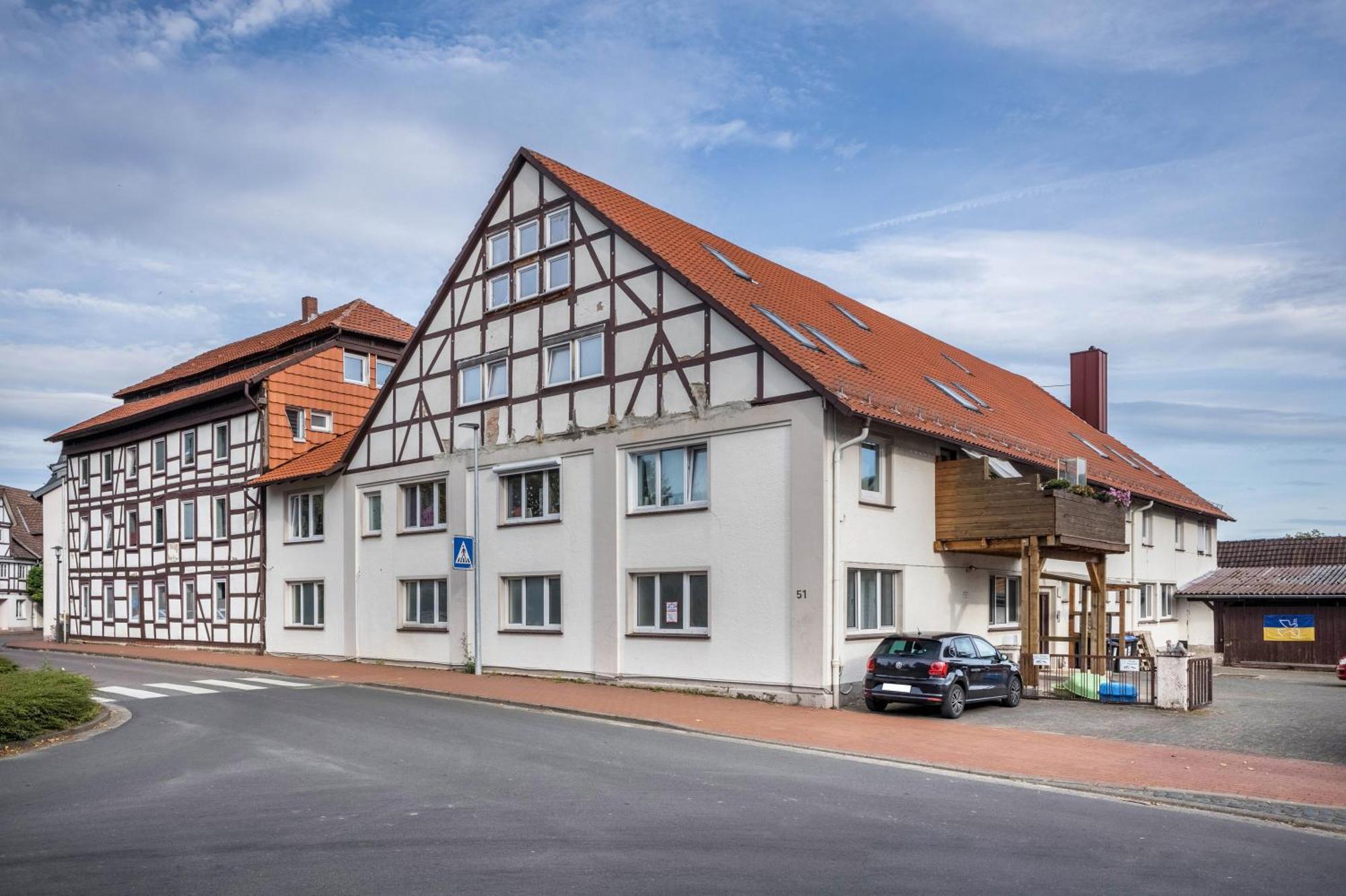 Ferienwohnung Knopf Hardegsen Buitenkant foto